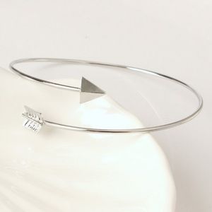 Arrow Bangle Bracelet in Silver 💕 Final Price!